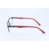 Gianni Po GP P49 Black-Red Rectangle Unisex Full Rim 52-16-135