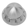 Mechanical Timer Round Clear Number Scale Anti Slip Base Stainless