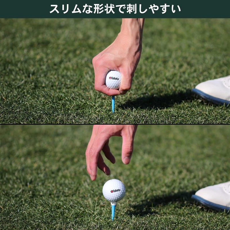 Tabata GV1420 B 62 Golf Tee, Plastic Tee, Regular Tee,