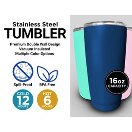 R and R Imports Mullens West Virginia Souvenir 16 Oz Insulated Stainless Steel Tumbler White