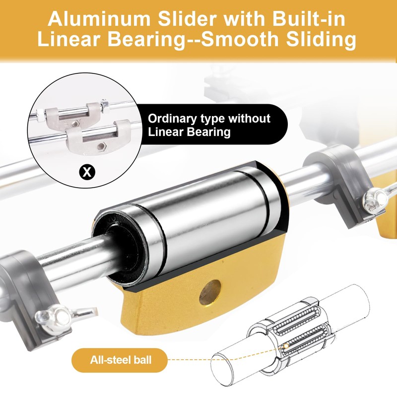Upgraded Door Mortise Jig for Wooden Doors, Dual-Rail Micro-Adj