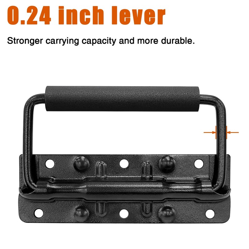 HBEJGHHO 2 Pack 4.9 Inch Heavy Duty Spring Loaded Handles,