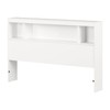 South Shore Fusion Bookcase Headboard Pure White, Contemporary