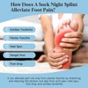 Poochies Sprouts Plantar Fasciitis Night Splint Sock, Plantar Fasciitis Relief