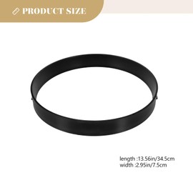 Vaguelly DIY Reusable Shape Concrete Paving Mold 13.6 Inch Circular Stepping Stone Form Tool for Garden Path Walkway Patio