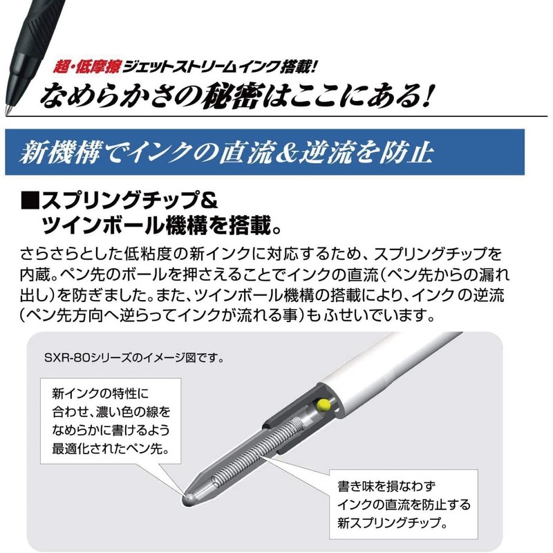 Mitsubishi Pencil MSXE5100005LG Multifunction Pen Jet Stream 4 & 1