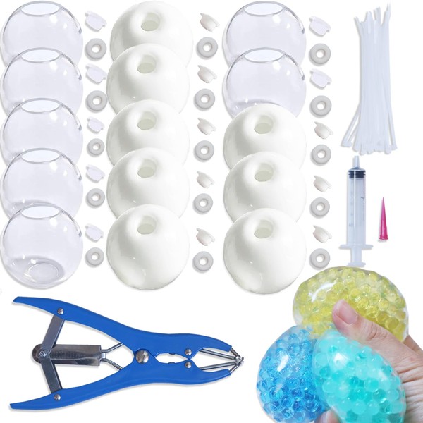 15pcs DIY Stress Ball Kit – Blank Skins with Air