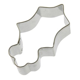 Holly Leaf 3.25 Inch Cookie Cutter from The Cookie Cutter Shop – Tin Plated Steel - Made in the USA