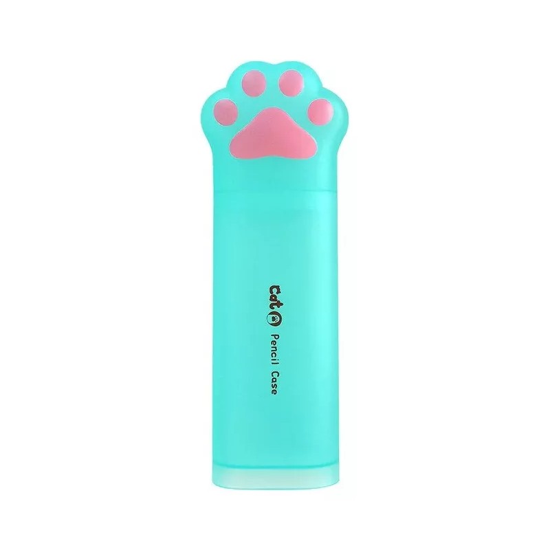 LAXIA Lapicera Estuche Patita De Gato Kawaii Color Mixtos Escolar