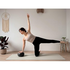 Sportisimo Mini Pelota de Yoga y Pilates, Pelota de Yoga de 25 cm Entrenamiento,Fitness Antideslizante, Deporte, Gimnasia Ritmica, Ideal para Ejercicios de Estabilidad