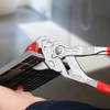 Knipex Tile Breaking Pliers chrome-plated, plastic coated 250 mm (self-service
