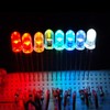 Novelty Place 100 Pcs (5 Colors x 20pcs) 5mm White/Red/Yellow/Green/Blue