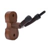 Violin Shaped Wall Mount Black Walnut Wood Colour Violins Hook