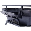 Oval Cast Iron Grill Outdoor, Portable Charcoal Grill& Tabletop Cast