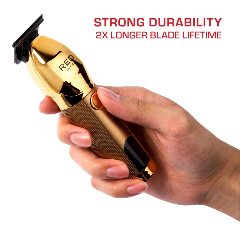 Red by Kiss Cordless Hair & Beard Trimmer for Men,