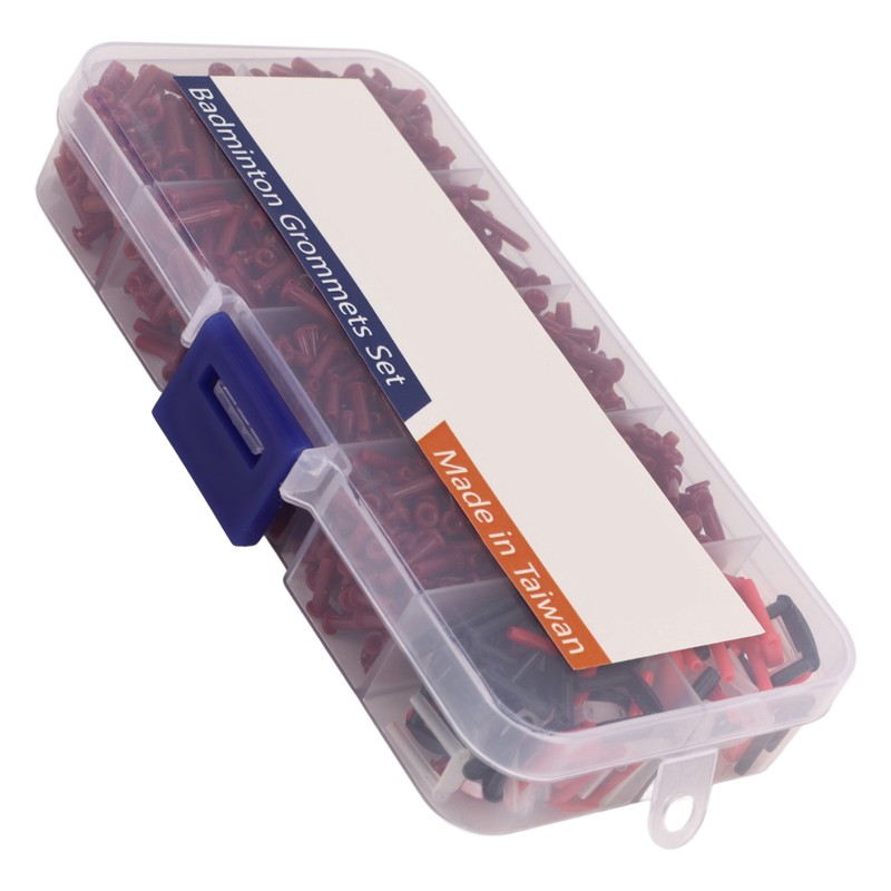 POWERTI 1500Pcs 1 Box Badminton Racket Racquet Grommets Eyelets Replacement