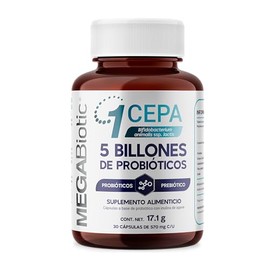 MegaBiotic Probióticos Slim Edition 5 Billones y 1 Cepas 30 cápsulas                                                                                  