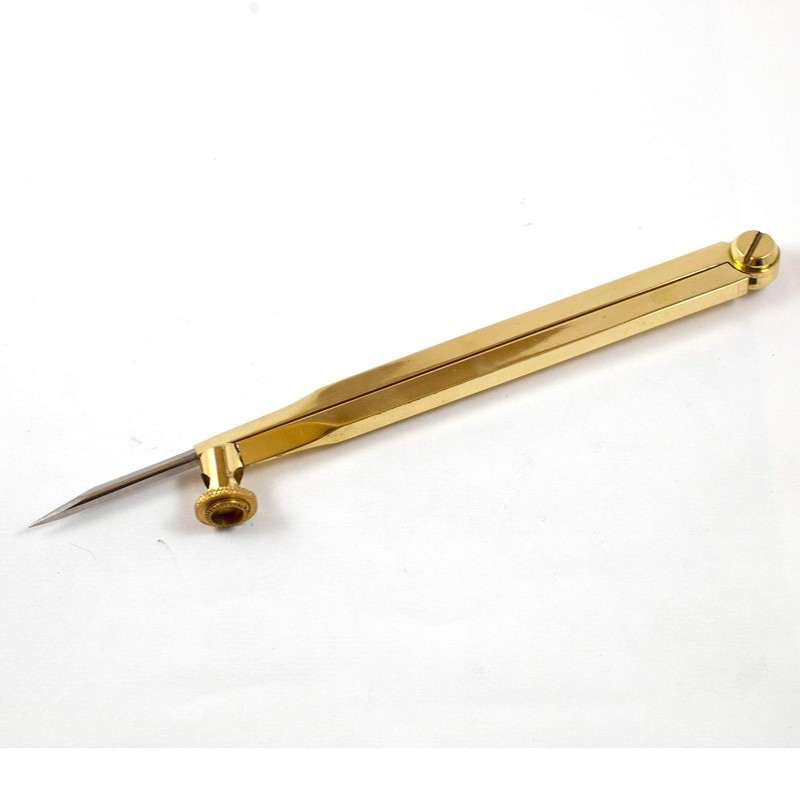 Brass Pencil Divider Great Item Compass Drafting Tool With Folding