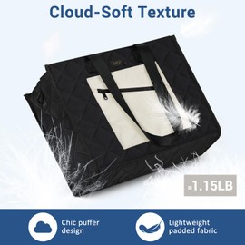 IBFUN Travel Tote Bag for Women Utility Work Tote Laptop Bag 2pcs with Zipper for Travel Daily School Teacher Nurse