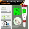 pH Meter for Hydroponic Water,Digital EC ppm Tester for Nutrients,pH