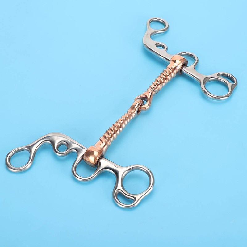 SALUTUYA Snaffle de Entrenamiento Ultraligero a Prueba de óxido para