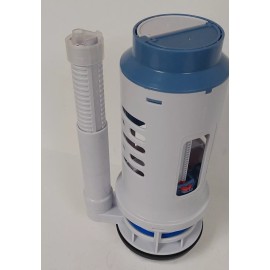 NUFLUSH 3- inch Dual Flush Valve, Top Button 2 Piece toilet, 10 inch Tall +all Hardware