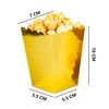 Ainmto 24PCS Gold Popcorn Boxes Mini Paper Popcorn Containers for