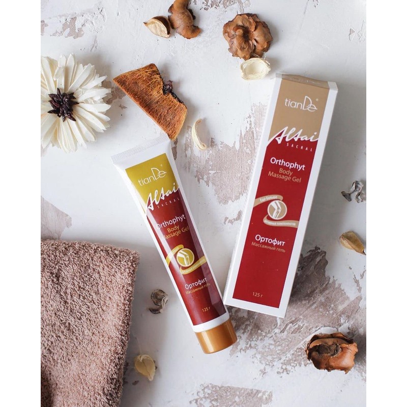 Altai Sacro Massage Gel with Beeswax, Olive Oil and Mint,