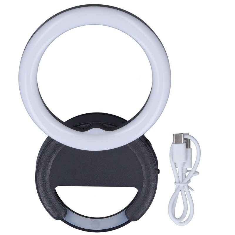 Clip On Ring Light for Phone 180 Degree Rotation 3