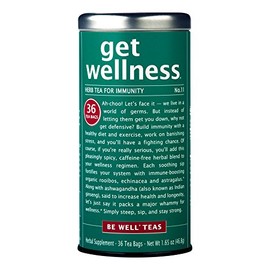 The Republic of Tea Be Well Red Rooibos Tea - Get Wellness - No.11 Herb Tea, 36 Count