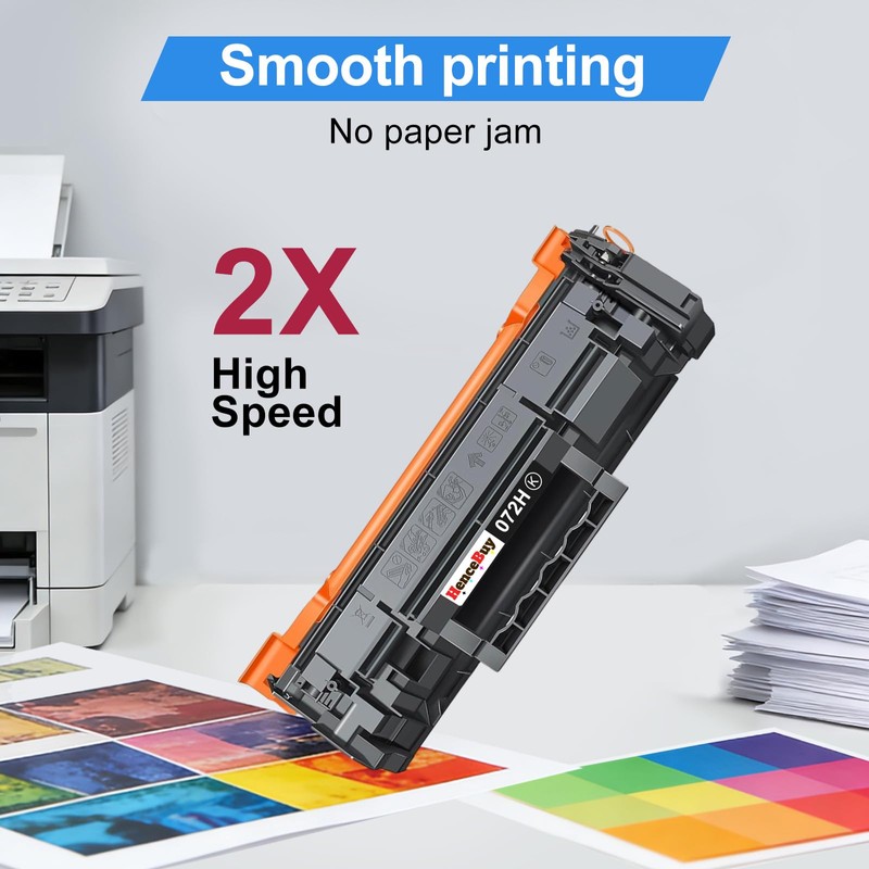 HenceBuy Compatible Toner Cartridges for Canon 072H CRG-072H Toner
