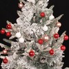 Mini Christmas Ball Ornaments, Polished Shatterproof Glossy 49pcs Lightweight Mini