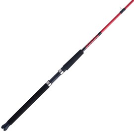 PENN Mariner III Boat Conventional Fishing Rod, Black/Red, 9' - Medium Light - 2pc - 10-17lb