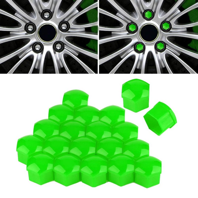 KIMISS 20pcs 17 mm Nut Car Wheel Car Hub Screw