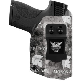 We The People Holsters - Molon Labe - Left Hand - IWB Holster Compatible with Glock 34/MOS / 35/MOS w/Streamlight TLR-1/1S/HL Light RDS