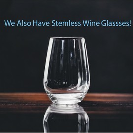 Unmarked Mountain Outdoor Wine Glasses x4 Premium 12 Oz Personalize Nature Wildlife NEW