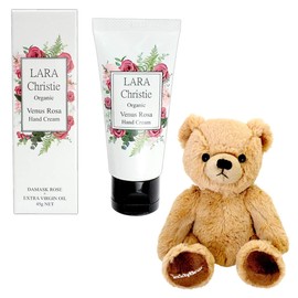 Sears Lara Christie Lara Christie Hand Cream with Venus Rosa Teddy Bear Plush Gift Set Brown Teddy lcs91-0001-tdt-01-b