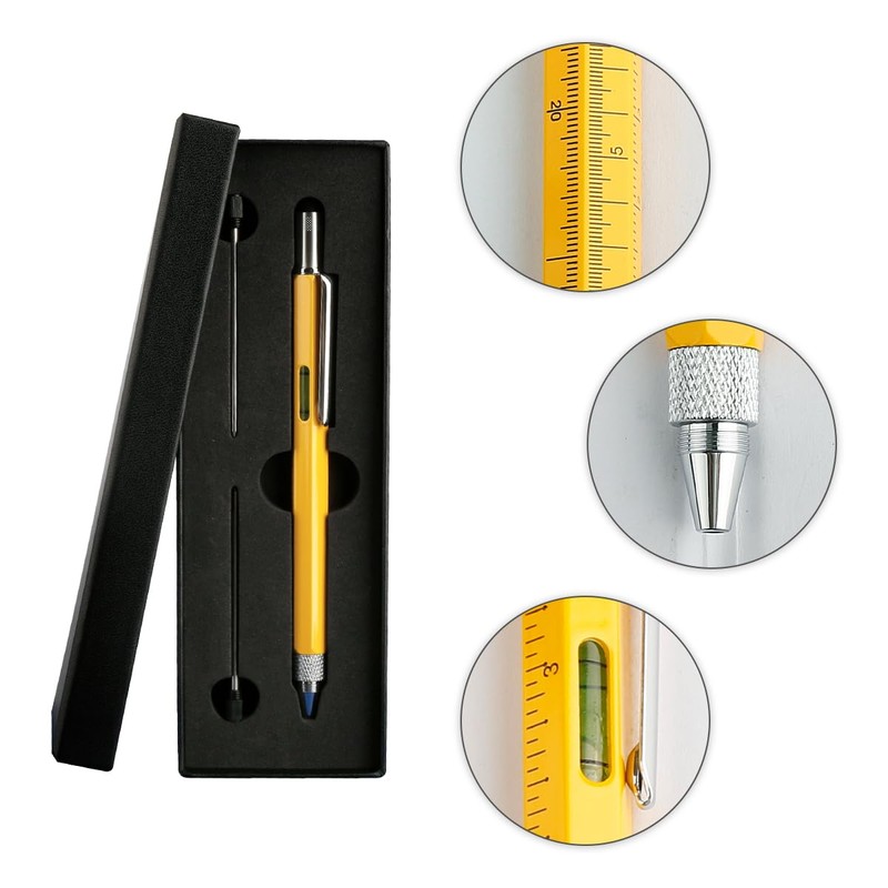 Thyonta 6-in-1 Multifunctional Gift Pen Gift Set Metal Ballpoint Pen