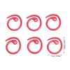 50PCS Metal Stitch Markers Spiral Markers Multifunctional Crochet Locking Hooks