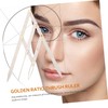 Beavorty 1pc Stainless Steel Eyebrow Ruler for Microblading Golden Ratio