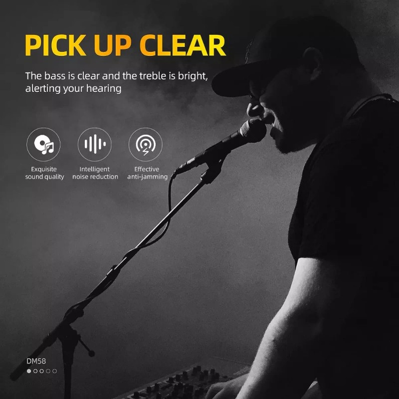 D Debra Micrófono De Cable De Audio D Debra Dm58