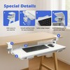 Keyboard Tray Under Desk with Drawer,26.77" X 11.81"Large Size Keyboard
