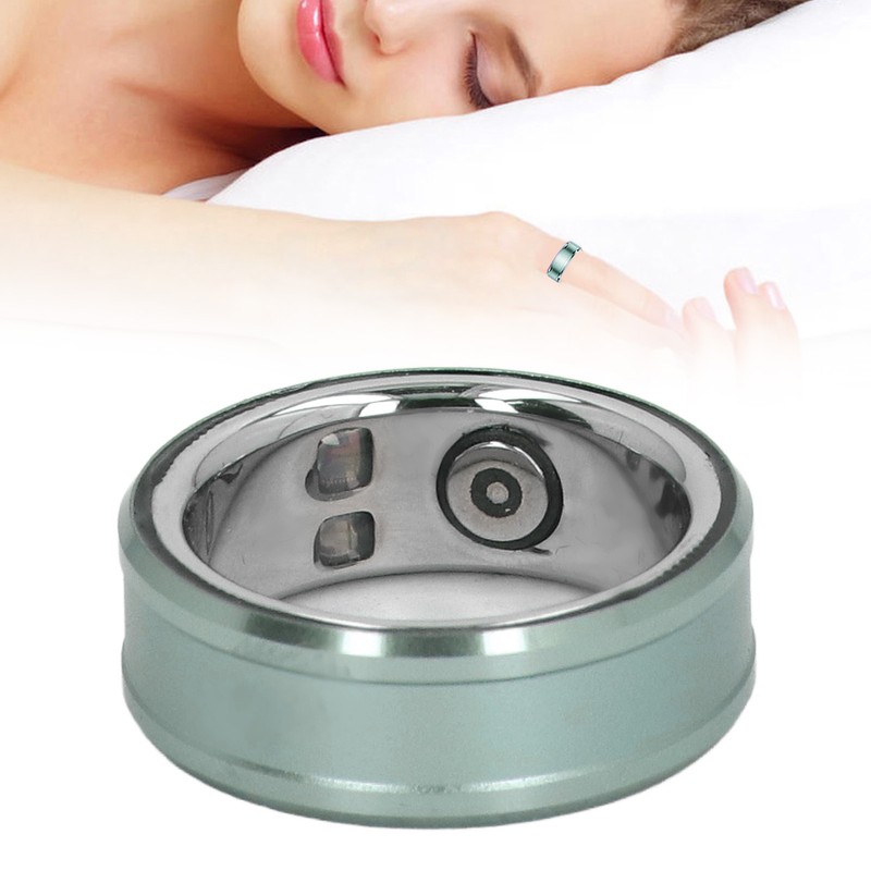 Smart Ring Waterproof Lightweight Ti Alloy Stainless Steel Skin Friendly