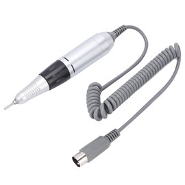 Electric Nail Drill Pen Handle Manicure Drill Replacement Handle Manicure & Pedicure Polishing Machine 35000 rpm Nail Art Tool Part for Home Salon (Black)