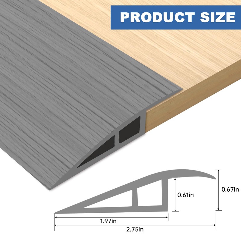 Vinyl Door Threshold Flooring Transition Strip Self Adhesive Carpet Edging