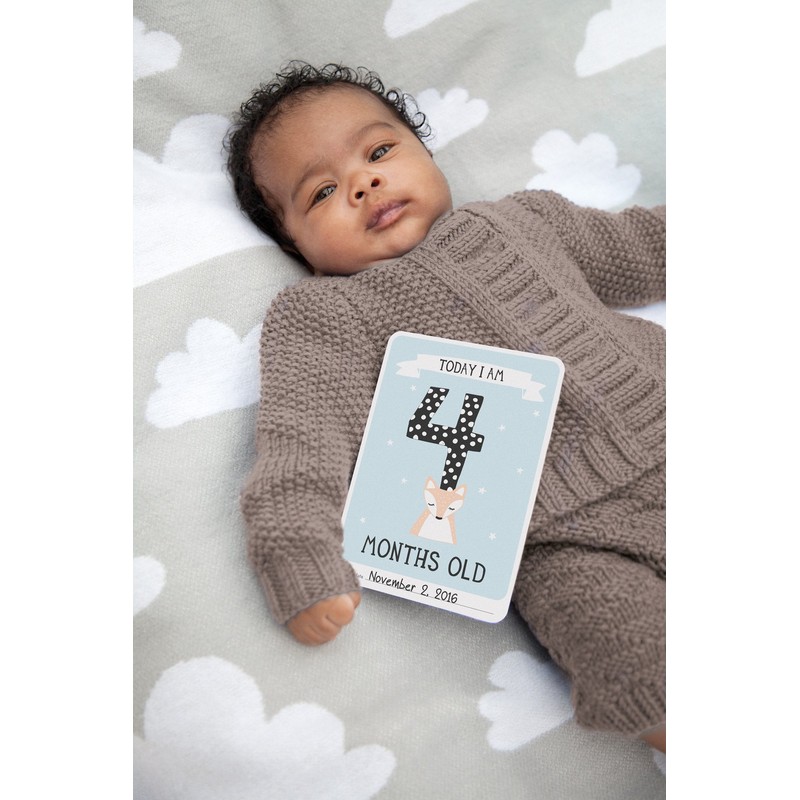 Milestone Over The Moon Baby Keepsake Cards Newborn’s First Year