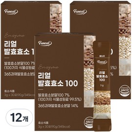 Furnit Real Fermentation Enzyme 100 30 packets, 90g, 12 pcs / 퍼니트 리얼 발효 효소 100 30포, 90g, 12개