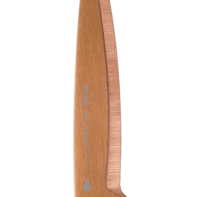 Plus Fit Cut Curve Titanium Scissors with Micro-Serrated Blade, Green