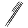 4Pcs Car Window Seal Stripe 68161‑35073 Replacement For Toyota FJ