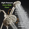 AquaDance 7" Premium High Pressure 3-Way Rainfall Combo with Stainless